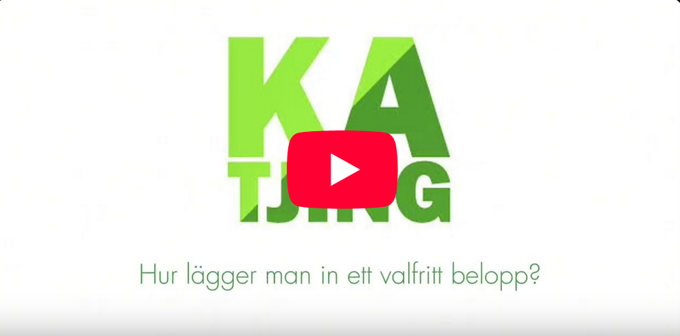Länk till youtube.com med videotitel: 
"Katjing instruktionsvideo". Öppnar ny flik.